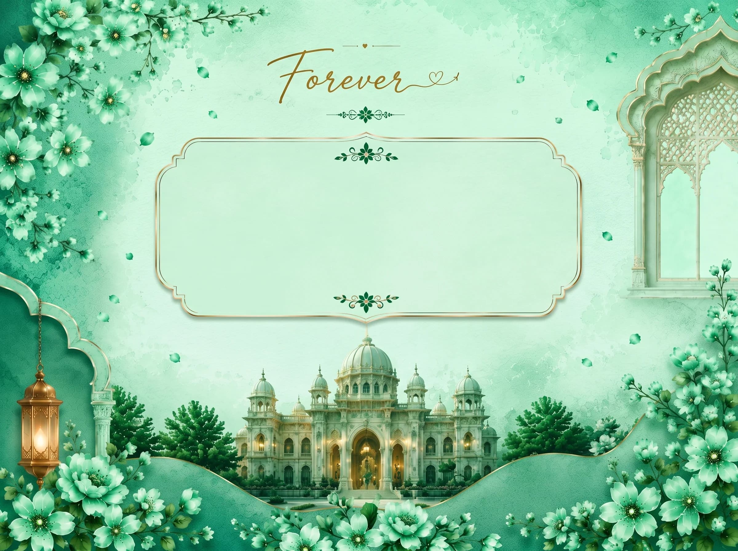 Grand Celebration countdown section background, a warm golden-hour couple photo